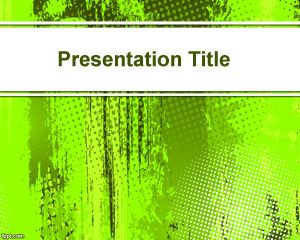 Bright Green PowerPoint Background PPT Template