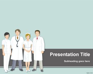 Medical Team PowerPoint Template PPT Template