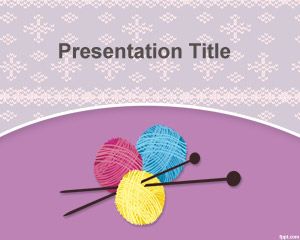 Knit PowerPoint Template PPT Template