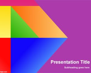 Colors Vitro PowerPoint Template PPT Template