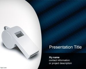 Whistle PowerPoint Template PPT Template