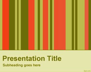 Vertical Bars PowerPoint Template PPT Template