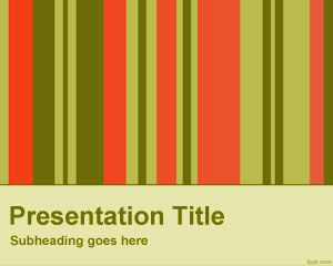 Vertical Bars PowerPoint Template