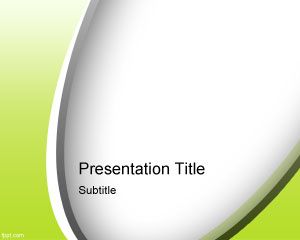 Abstract Green PowerPoint Template PPT Template