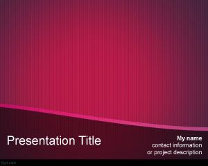 Female PowerPoint Template PPT Template