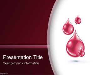 Blood PowerPoint Template PPT Template