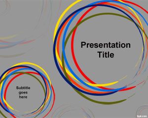 Color Circles PowerPoint Template PPT Template