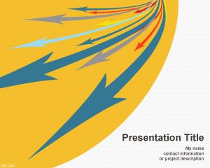 Incoming Arrows PowerPoint Template PPT Template