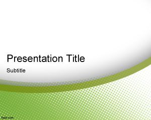 Green Elegance PowerPoint Template PPT Template