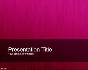 Fucsia Personalized PowerPoint Template PPT Template