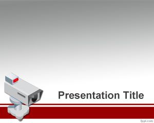Security Camera PowerPoint Template PPT Template