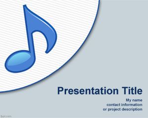 Musician PowerPoint Template PPT Template