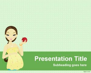 Pregnancy Nutrition PowerPoint Template PPT Template