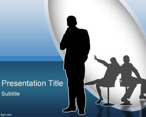 Business Man PowerPoint Template PPT Template