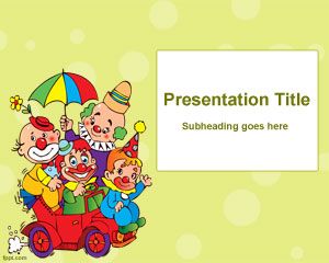 Kids Party PowerPoint Template PPT Template
