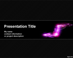 Electric Arrow PowerPoint Template PPT Template