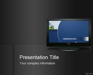 Indoor Digital Signage PowerPoint Template