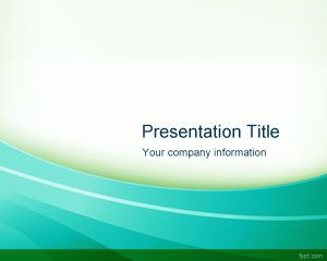 Green Radiant PowerPoint Template PPT Template