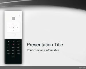 Remote Control PowerPoint Template PPT Template