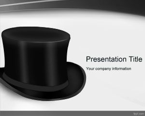 Top Black Hat PowerPoint Template
