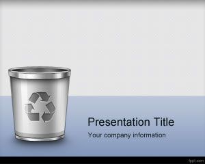 Trash Management PowerPoint Template PPT Template