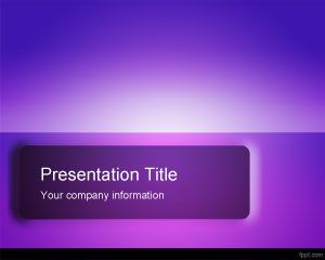 Violet Impressive PowerPoint Template PPT Template