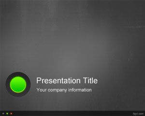Indicator Lights PowerPoint Template
