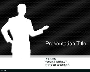 Plantilla PowerPoint de Moderador Gratis