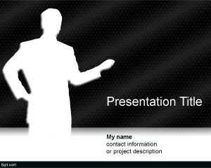 Plantilla PowerPoint de Moderador