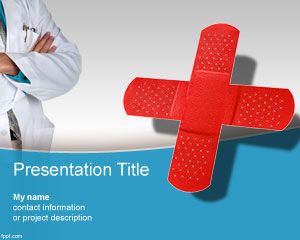 Medical center PowerPoint template