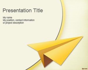 Aircraft Paper PowerPoint Template
