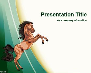 Wild Horse PowerPoint Template PPT Template