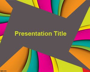 Color Slides PowerPoint Template PPT Template