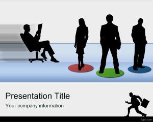 Employees PowerPoint Template PPT Template