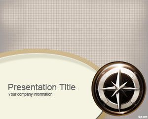 Navigational instrument PowerPoint Template