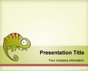 Chameleon PowerPoint Template PPT Template