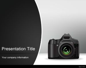 Photo Camera PowerPoint Template PPT Template