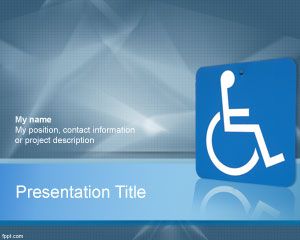Disabilities PowerPoint Template PPT Template