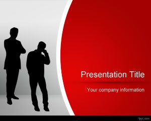 Red Business PowerPoint Template PPT Template