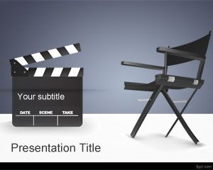 Movie Director PowerPoint Template PPT Template