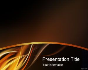 Fire Flame PowerPoint Template PPT Template