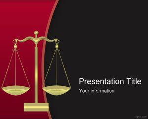 Criminal Justice PowerPoint Template PPT Template