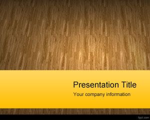 wood powerpoint template