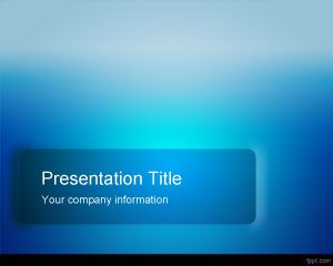 Blue Pro PowerPoint Template PPT Template