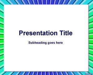 Rectangle Color PowerPoint Template PPT Template