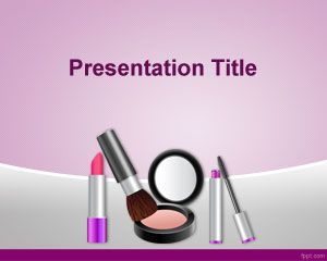 Plantilla PowerPoint de Cosméticos PPT Template