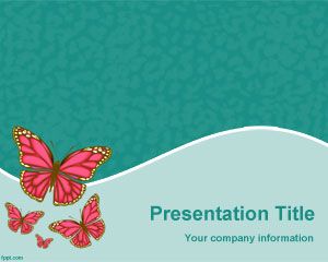 Butterflies Species PowerPoint Template