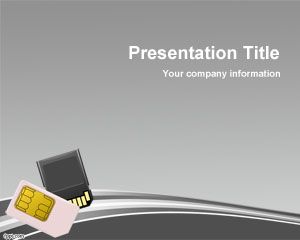 Plantilla PowerPoint de Tarjeta de Memoria PPT Template