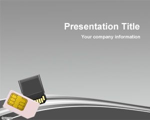 Plantilla PowerPoint de Tarjeta de Memoria