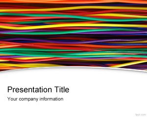 Wires and Cables PowerPoint Template PPT Template